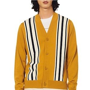 ❤️‍🔥FLASH SALE❤️‍🔥 Sandro New College Stripe Cardigan Size Large Sold Out
